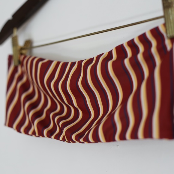 NORA STRIPED SWIMSUIT/SWIMWEAR TOP - Picture 1 of 3